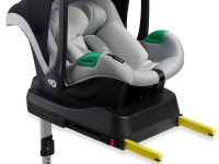 kinderkraft scaun auto mink pro i-size (40-75 cm) complet cu baza fx isofix (gri)