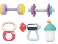 hola toys ha7900 set de jucării gingivale "sport" (5 buc.)
