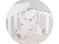 chipolino pil02507bewh jucărie de pluș cu proiector și muzică "ursuleț" alb