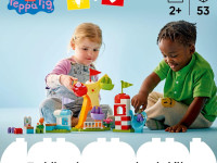 lego duplo 10453 constructor "fun fair. peppa pig" (53 el.)