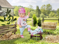 zapf creation 831175 set haine pentru păpuși  "baby born deluxe riding outfit" (43 cm.)