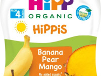 hipp 8523 piure din fructe hippis banana-pere-mango (6m+) 90g.