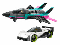 lego city 60489 constructor "avion contra mașină" (259 el.)