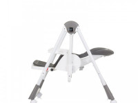 chipolino scaun și leagăn pentru copii 2 &icirc;n 1 "milk shake" sthms02401as ash gray