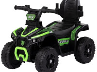 chipolino rocatvh02503gr masina atv cu m&acirc;ner (verde)