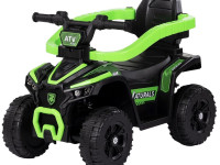 chipolino rocatvh02503gr masina atv cu m&acirc;ner (verde)