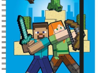 pyramid sr74683 carnet minecraft "characters" (format a5)
