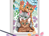 as kids 1038-41010 Картина по номерам "Котята"