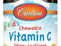 carlson Витамин С жевательные конфеты для детей  "kids chewable vitamin c, 250 mg" (60 шт.) мандарин