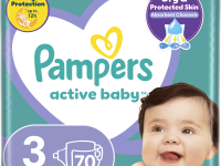 pampers active baby 3 (6-10 kg.) 70 buc.