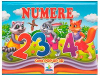 Книга c 3Д картинками "Цифры" (ro)