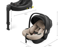 kinderkraft Модульная система 3 в 1 "endura safe" бежевый