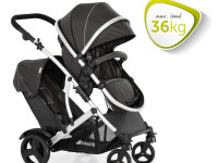 hauck Коляска для двух детей duett 2 black