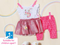 zapf creation 836330 set de haine pentru păpușă baby born (36 cm)