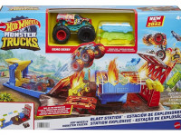 hot wheels hfb12 setul de joc "monster trucks blast station"