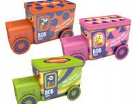 bob snail cutie de craciun "train express" cu jucarie si autocolante (107 g.) in sort.