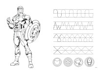 trefl 41007 puzzle cu colorat "strong avengers" (24 el.)