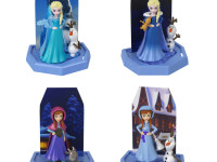 disney princess hrn77 set surpriza cu papusa frozen snow color reveal "prin gheață"