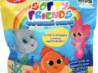 sbabam 1/cn22 softy friends jucărie elastică surpriză animale de mare #sbabam în sort. 