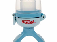 nuby nv05008 Ниблер силиконовый (розовый/голубой)