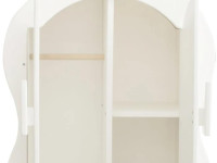 72020 Шкаф для кукол из коллекции "shining crown" белый