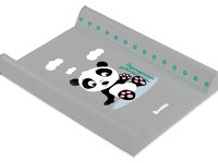 sensillo-13709 Пеленальник на комод "Панда" (70x49 см.) серый