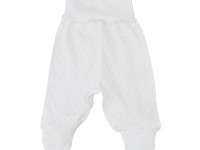 minikin 25110556 Ползунки "Ажурный листик" (р.56) белый