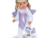 zapf creation 838266 salopetă baby born "unicorn" (43 cm)