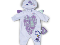 zapf creation 838266 salopetă baby born "unicorn" (43 cm)