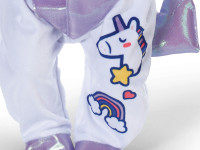 zapf creation 838266 salopetă baby born "unicorn" (43 cm)
