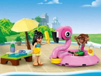 lego friends 42658 constructor "petrecere la piscină cu unicornul și flamingo" (99 el.)