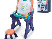 op 200638525 Șevalet pliabil pentru desen 2 în 1 cu scaun