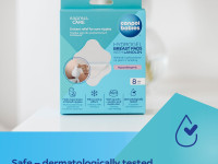 canpol 1/656 absorbante calmante pentru sâni din hidrogel cu lanolină (8 buc.)