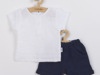 new baby 42284 costum 2 un (tricou+pantaloni scurți) summer nature  80cm (9-12luni)