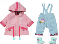 zapf creation 832578 Набор одежды для куклы "baby born deluxe rain" (43 см.)