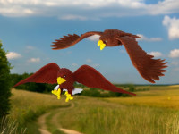 sbabam 1/cn25 figurina elastica surpriza "animalele ucrainei"