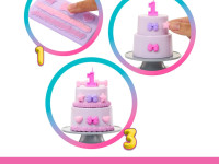 barbie jfg70 set cu papusa "petrecerea surpriza in tonuri de liliac"