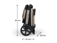 kinderkraft Прогулочная коляска nubi 3 бежевый