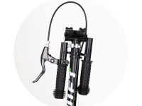 chipolino dsswi0261bk trotinetă cu fr&acirc;nă de m&acirc;nă "swift" (8+) negru