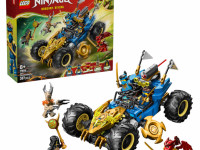 lego ninjago 71856 constructor "mașină transformabilă a lui jay" (387 el.)