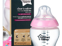 tommee tippee tt0035-2 Бутылочка "closer to nature hello" (3м +) 340 мл.