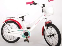 volare 91663 bicicleta 16 "brilliant white" alb