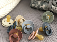 bibs Пустышка симметричная латексная (0-6 м.) ivory 