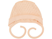 minikin 25150543 Чепчик "Ажурный листик" (р.43) персиковый