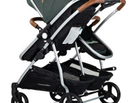 chipolino carucior pentru gemeni duo smart kbds02504ba basil