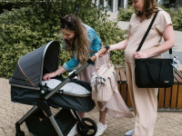 babyono 51973 geantă pentru mama "carmen" neagră