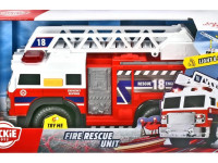 dickie 3306016 camion de pompieri cu lumină și sunet (30 cm.)