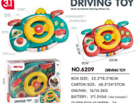 bibiin toys 6209 Музыкальная игрушка 3 в 1 "Руль" (в асс.)