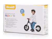 chipolino Беговел "spark" diksk02401bw black