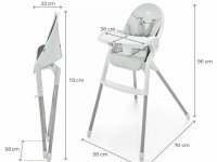 kinderkraft scaun pentru copii 2 in 1 dinnly